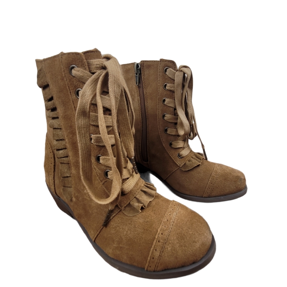 Joyfolie Moen ruffled boots size1